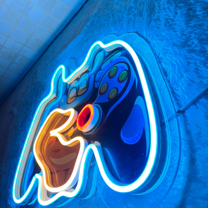 neon light with name