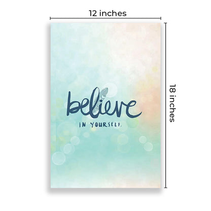 Eurotex Self Motivation Wall Posters, HD Posters for Rome, Pack of 4 (A3, 12 x 18 In) Eurotex