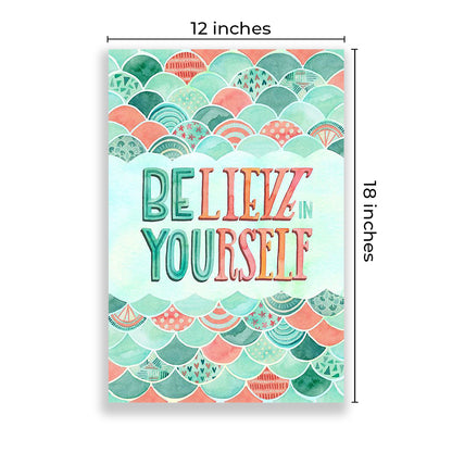 Eurotex Motivational Quotes Wall Poster for Wall Decor, Pack of 4 (A3, 12 x 18 In) Eurotex