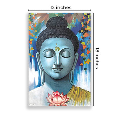 Eurotex Spiritual Wall Poster for Living Room & Bedroom, Pack of 4 (A3, 12 x 18 In) Eurotex