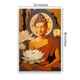 Eurotex Spiritual Wall Poster for Living Room & Bedroom, Pack of 4 (A3, 12 x 18 In) Eurotex