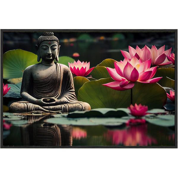 Eurotex Buddha Design 1, Canvas Printed, Wall Art & Paintings