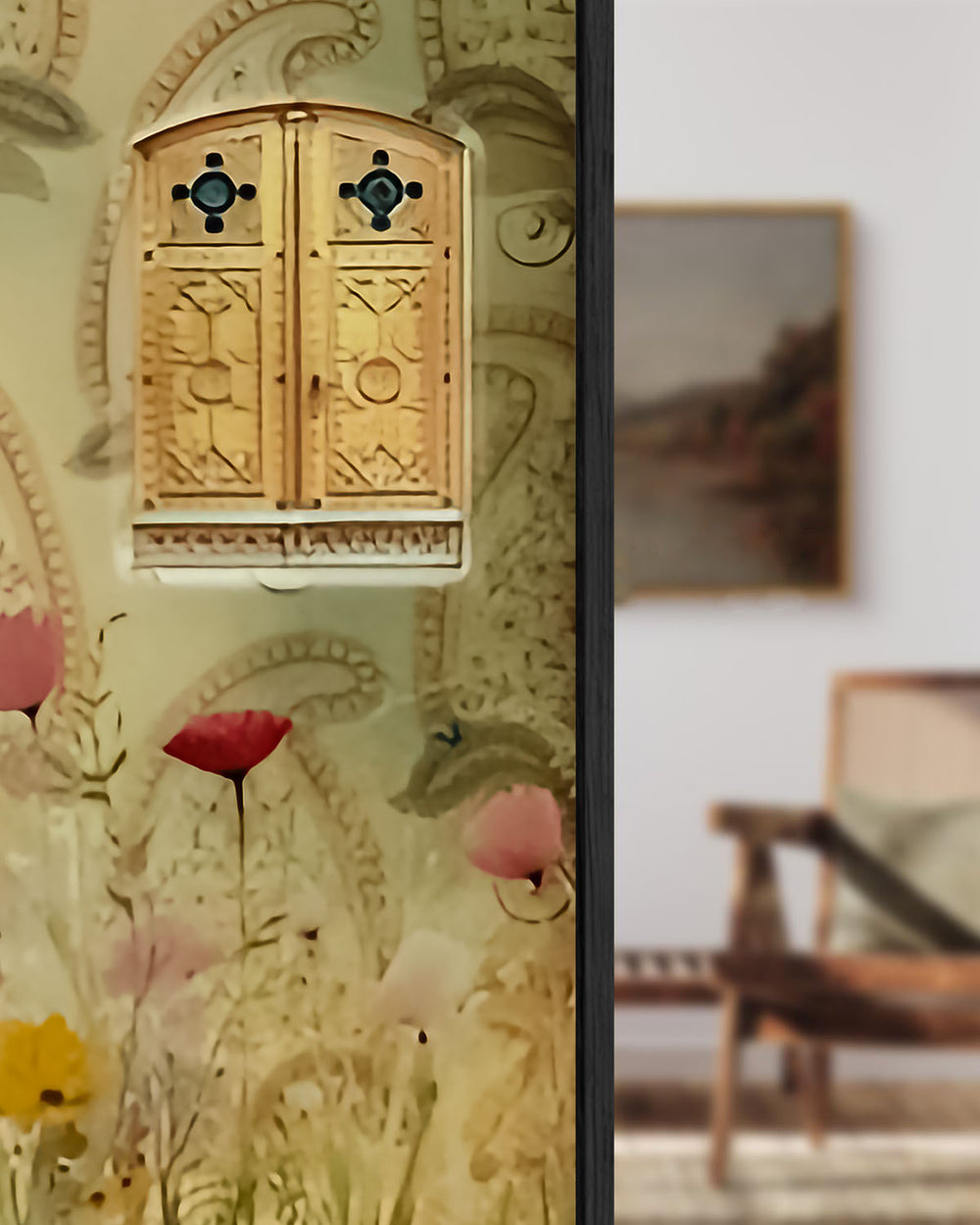 beautiful simple wall paintings
