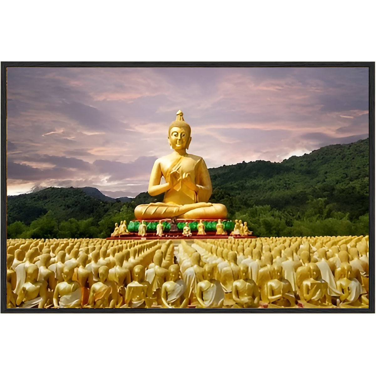 Eurotex Buddha Design 6, Canvas Printed, Wall Art & Paintings