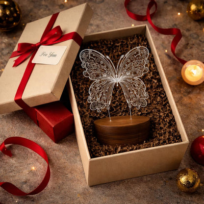 Eurotex Custom Butterfly Led Lamp for Couple And Gift