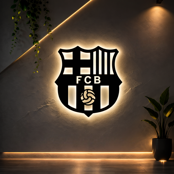 Barcelona Backlit Canvas Wall Art with LED Lighting – Modern Illuminated Wall Decor