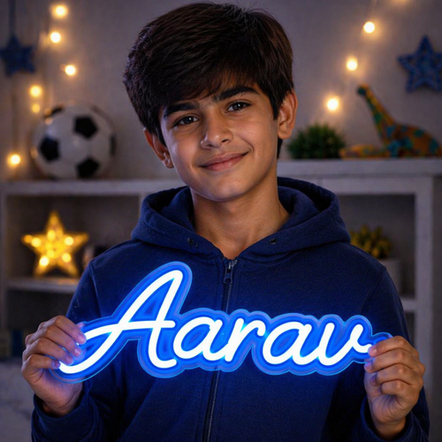 Affordable neon lights signs in India | Neon Lights Customized for Name | Eurotex