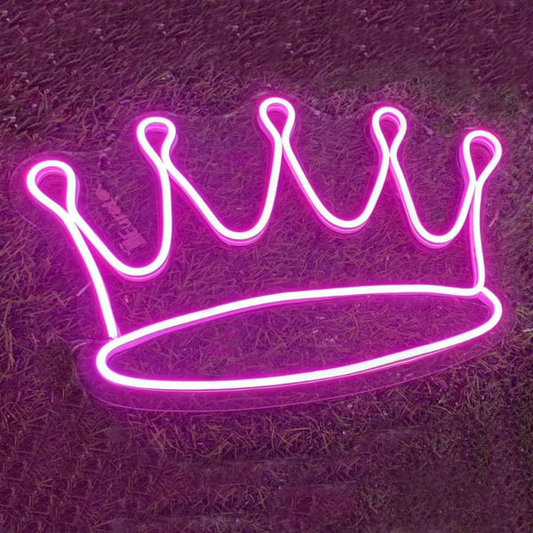 Crown Neon Sign Custom Online | Premium LED Glow Signs for Every Space