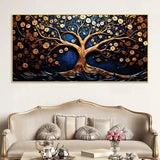 Designer Nature Tree of Life Canvas Painting for Home & Office Décor | Framed Canvas Wall Art for Home Decoration