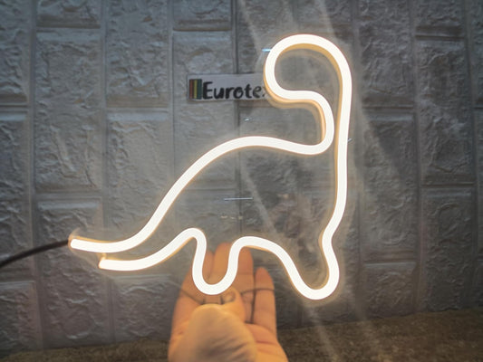 Neon Sign Board for Bedroom, Living Room, Gaming Room Decor, Gift for Birthday and Anniversary (Dino)