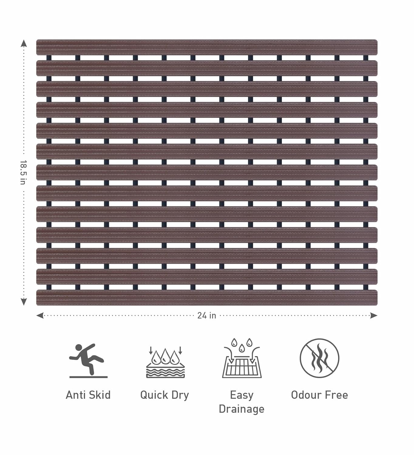 anti slip bath mat