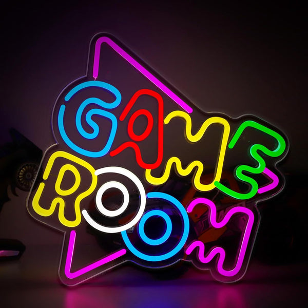 Game Room Custom Neon Light Sign | Personalized LED Name Boards Online