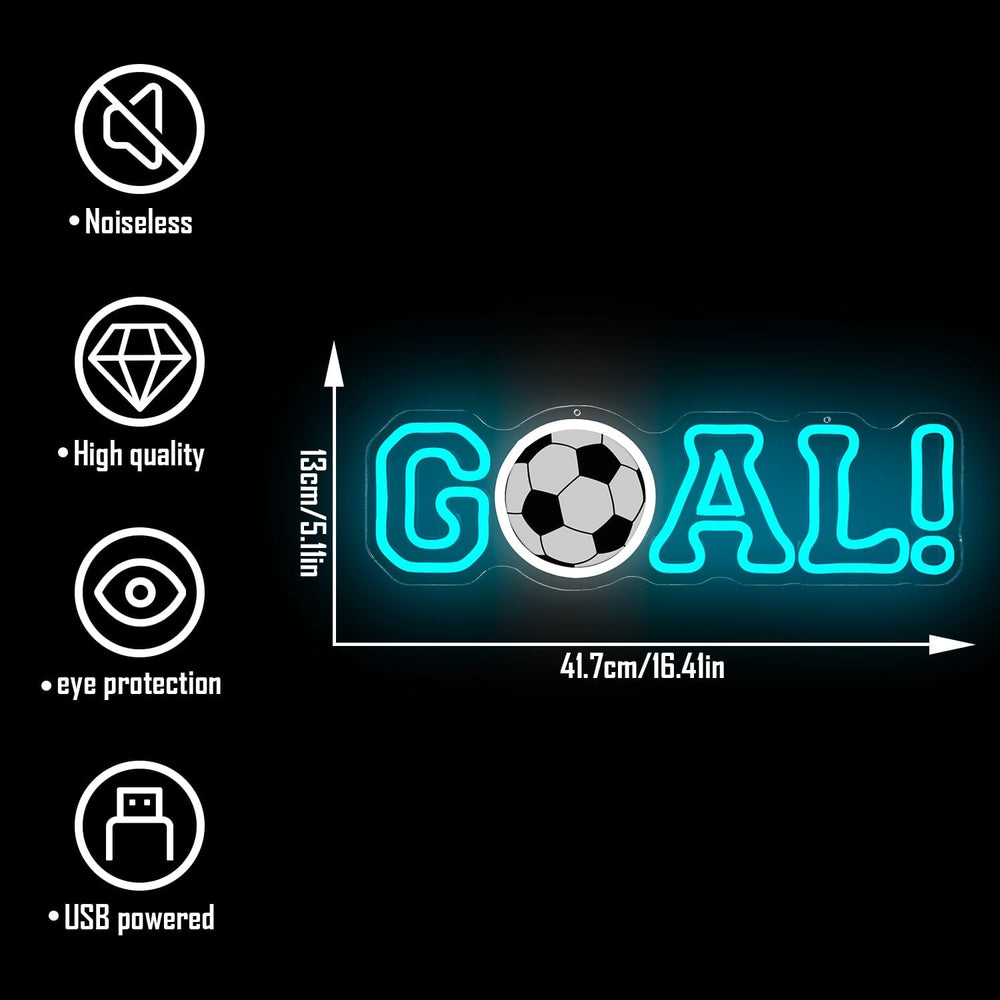 GOAL! Football LED Neon Sign