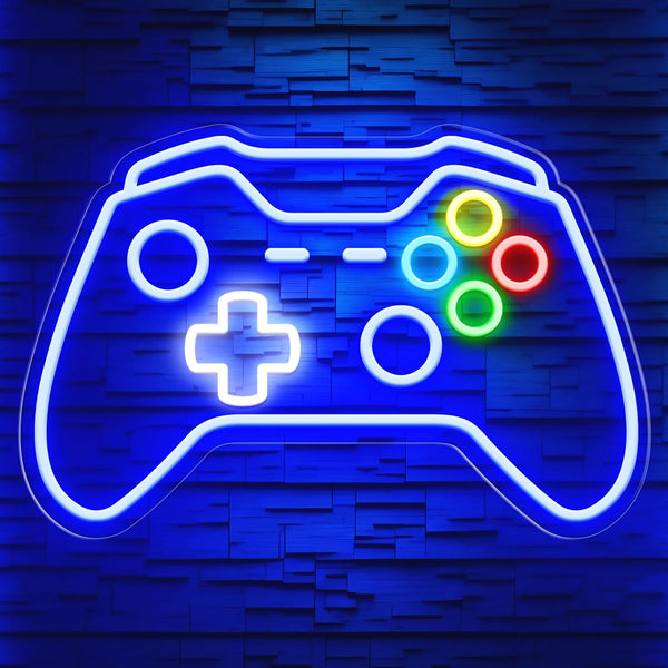 Gaming Controller Personalised Neon Wall Light | Custom Name Neon Signs India