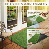 Premium Artificial Grass for Door Mat | Synthetic Turf Grass | Fake Grass Carpet, Natural Look (1.5 x 2 Ft)