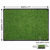 Premium Artificial Grass for Door Mat | Synthetic Turf Grass | Fake Grass Carpet, Natural Look (1.5 x 2 Ft)