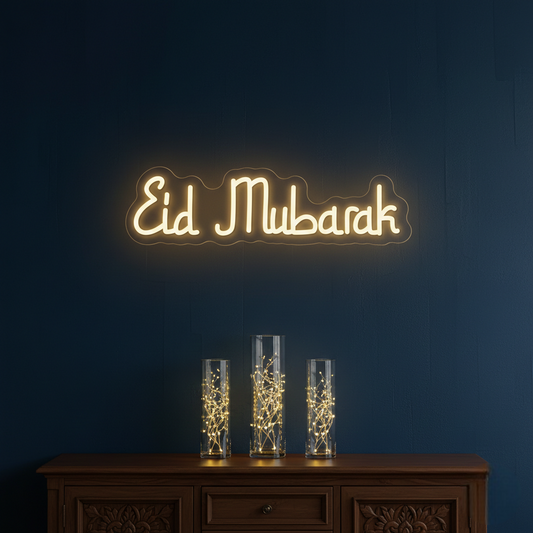 Eid Mubarak Neon Light | Ramadan Neon Sign | Personalized LED Neon Lights