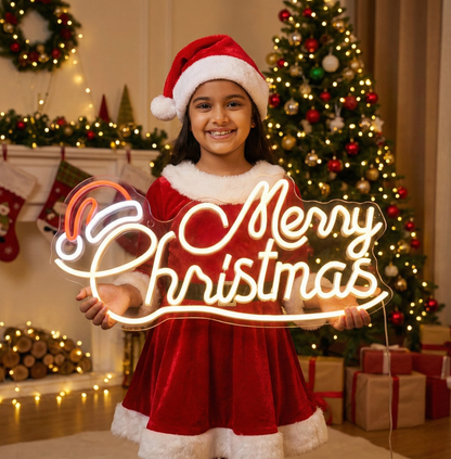 Merry Christmas Neon Signs | Buy Christmas Neon Light Online (36In x 12In)