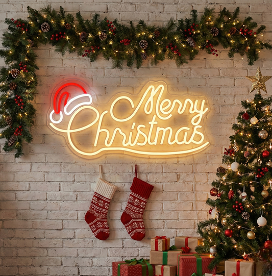 Merry Christmas Neon Signs | Buy Christmas Neon Light Online (36In x 12In)