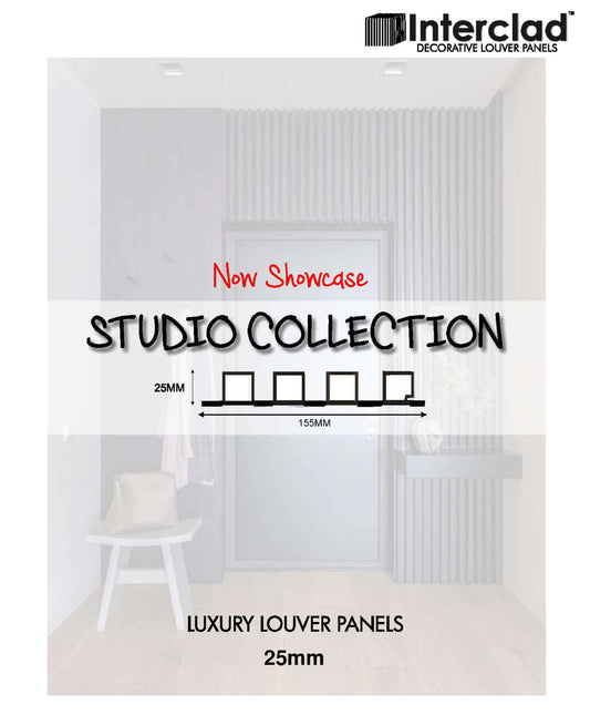 Eurotex Interclad Decorative 25mm Louver Panels