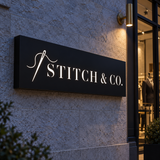 ACP Stencil-Cut LED Sign Board 6x2 ft