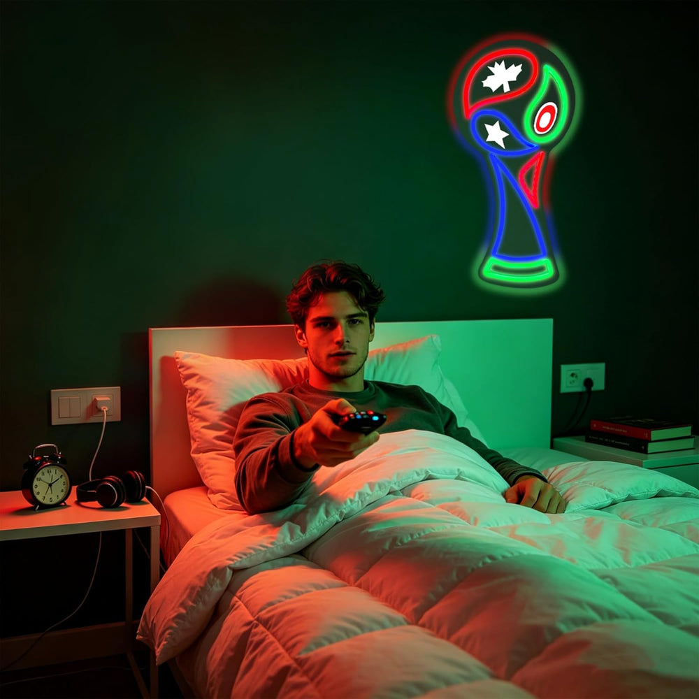 India Football LED Neon Sign