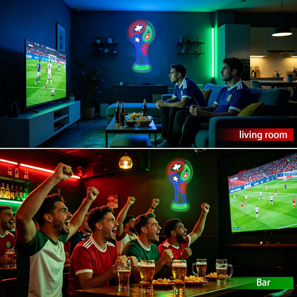 India Football LED Neon Sign