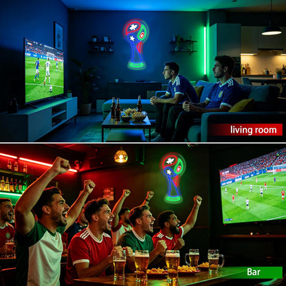 India Football LED Neon Sign