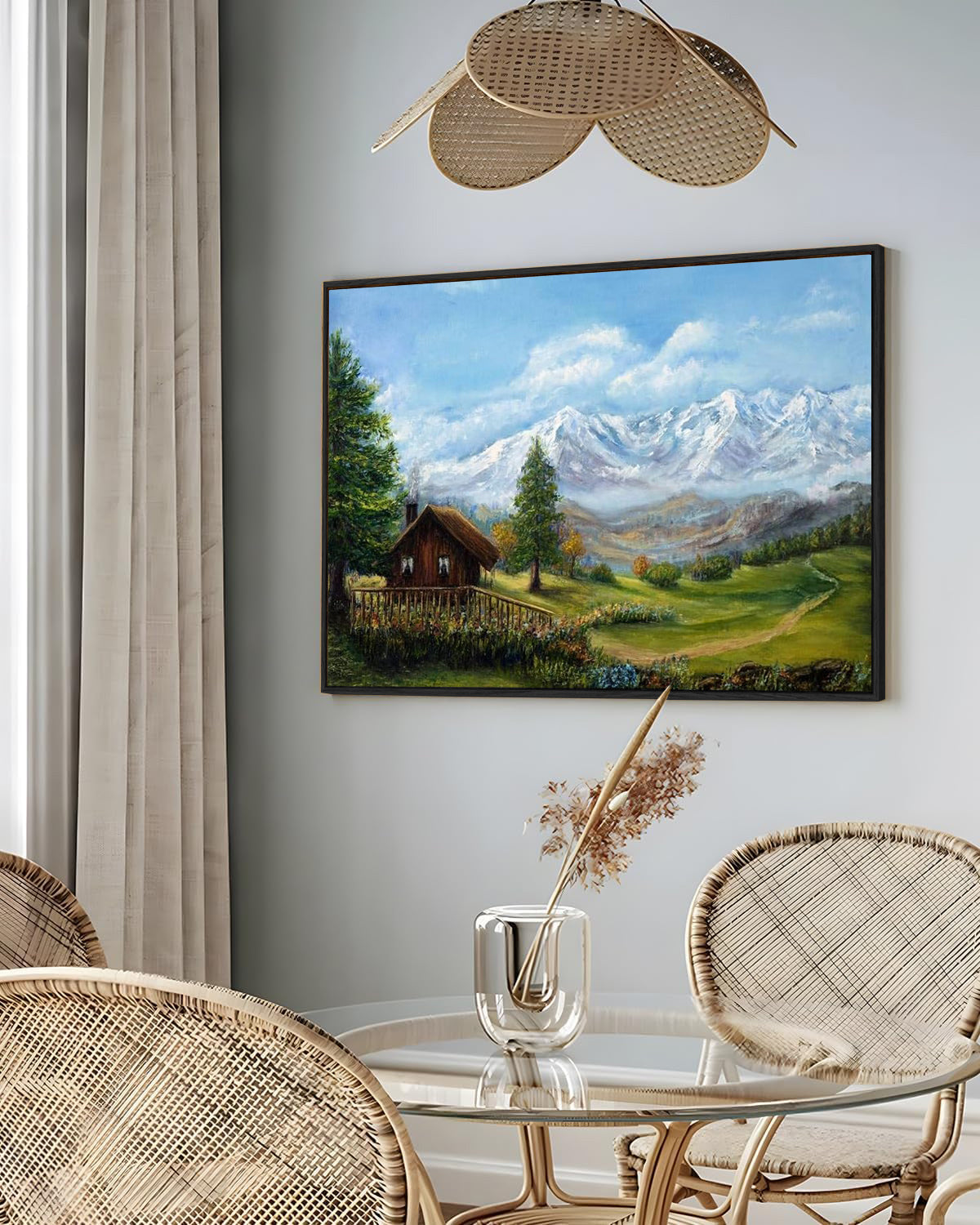 wall painting for drawing room