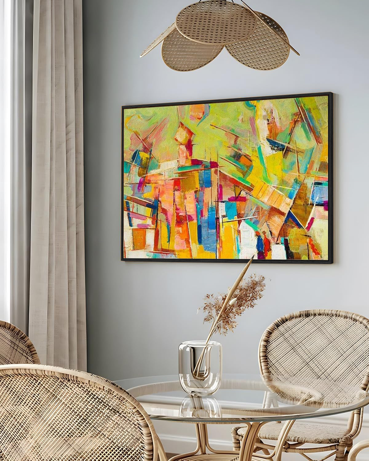 wall painting for drawing room