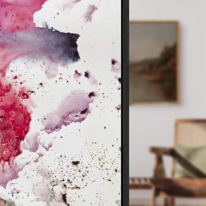 Eurotex Abstract watercolor, Framed Canvas Paintings (24x36 In) Eurotex