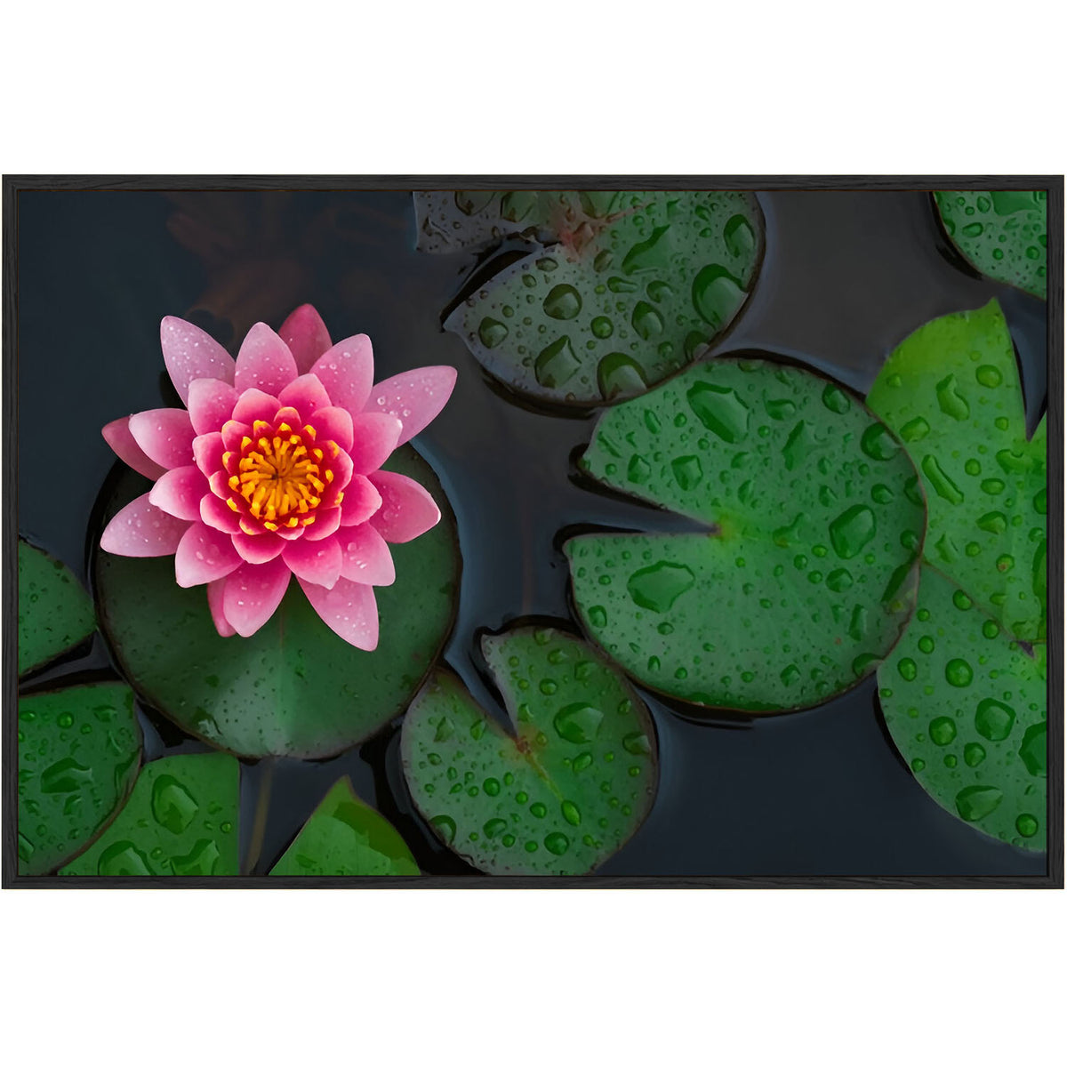 Eurotex Lotus Design 3, Canvas Printed, Wall Art & Paintings