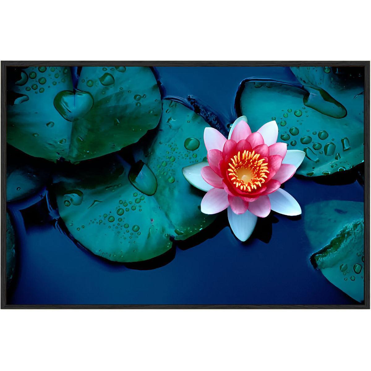 Eurotex Lotus Design 4, Canvas Printed, Wall Art & Paintings