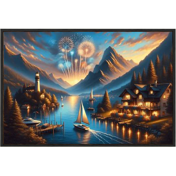 Eurotex Mountain Design 2, Canvas Printed, Wall Art & Paintings