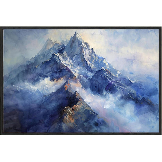 Eurotex Mountain Design 4, Canvas Printed, Wall Art & Paintings