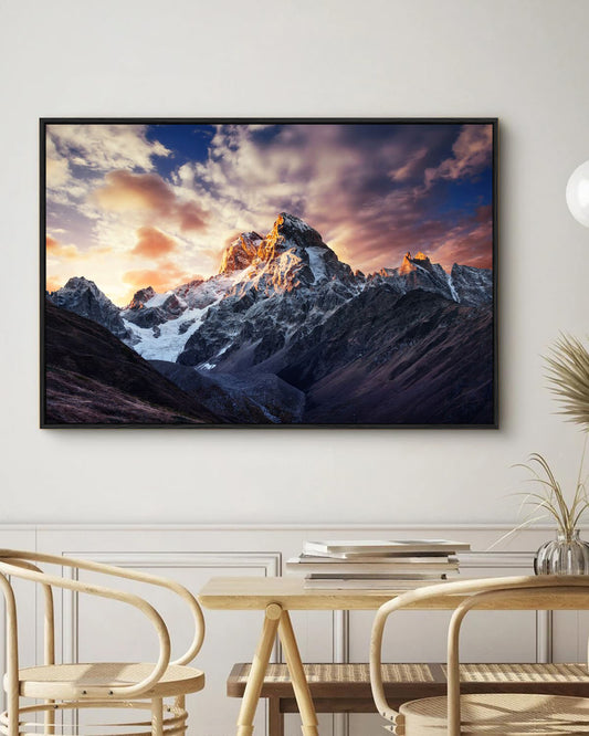Eurotex Mountain Design 5, Canvas Printed, Wall Art & Paintings