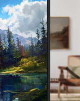 wall painting for living room