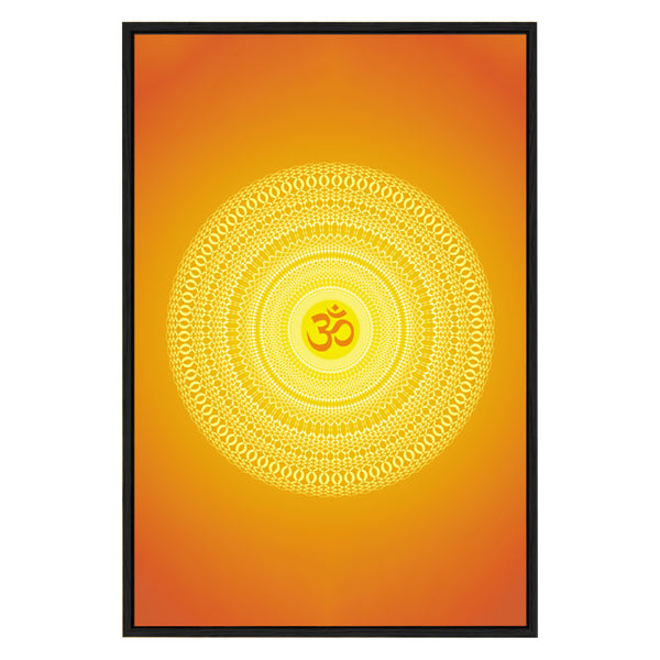 Eurotex Beautiful Om, Canvas Printed, Wall Art & Paintings