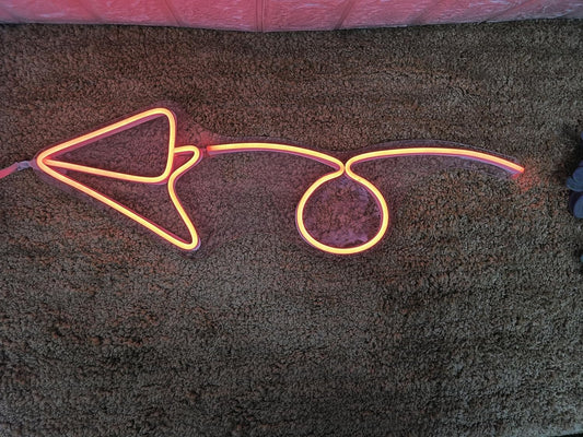 Neon Sign Board for Bedroom, Living Room, Gaming Room Decor, Gift for Birthday and Anniversary (Paper Plain)