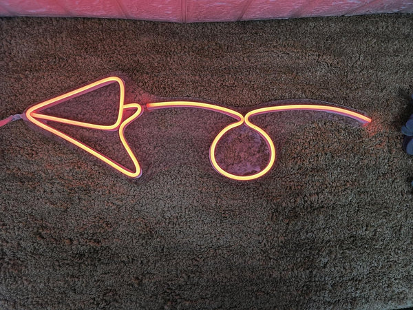 Paper Plain Create Your Custom Neon Light | LED Neon Signs Online
