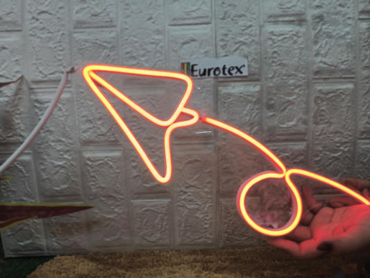Neon Sign Board for Bedroom, Living Room, Gaming Room Decor, Gift for Birthday and Anniversary (Paper Plain)