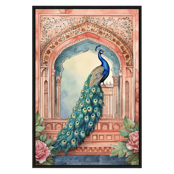 Eurotex Peacock Design 1, Canvas Printed, Wall Art & Paintings