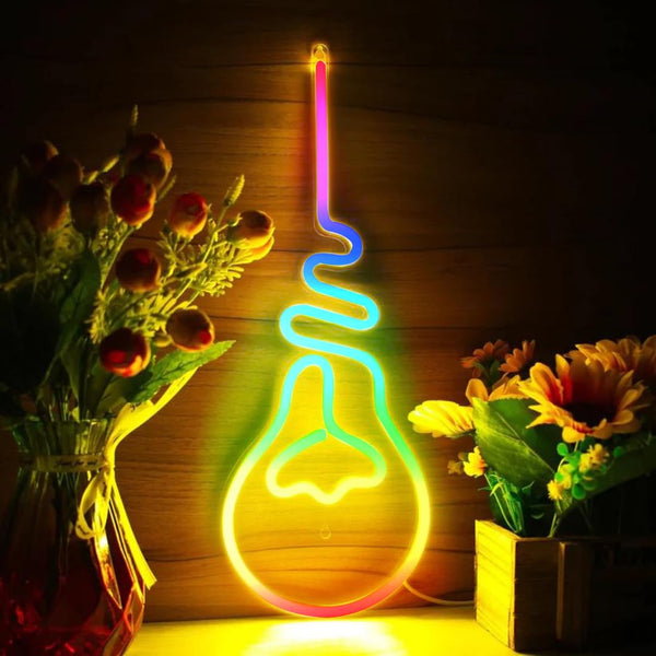 Fabflo Bulb LED Custom Neon Light | Unique Personalized Neon Creations