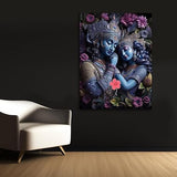 Eurotex Radha Krishna Painting Canvas Wall Frame Big Size Painting Frame for Living Room Wall Decors | Canvas Painting | Home Decoration (Radha Krishna-18)