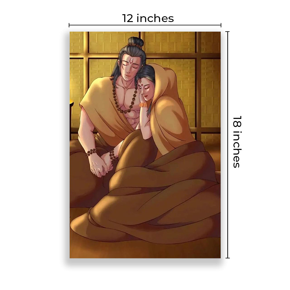Eurotex Religious Wall Poster for Wall Decor, Pack of 4 (A3, 12 x 18 In) Eurotex