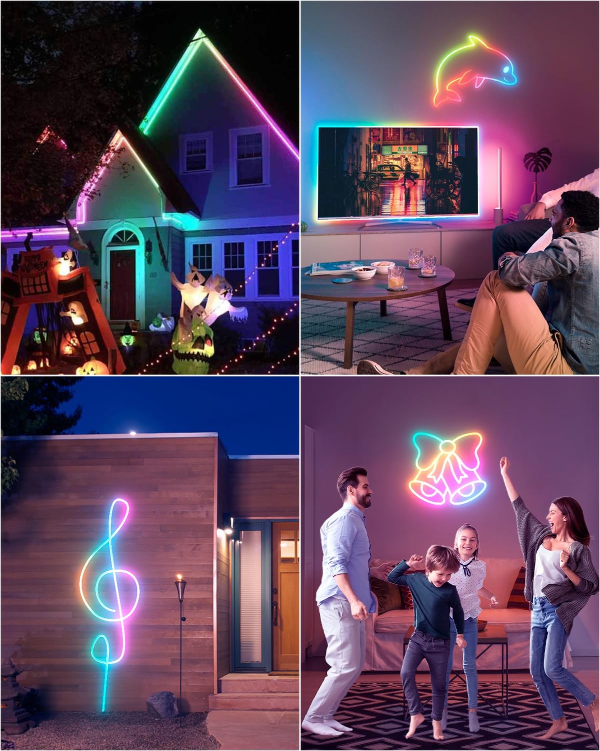 Eurotex Rope Led Strip Lights (Multicolor) – For Balcony Decoration,Home Decor & Interior Decoration