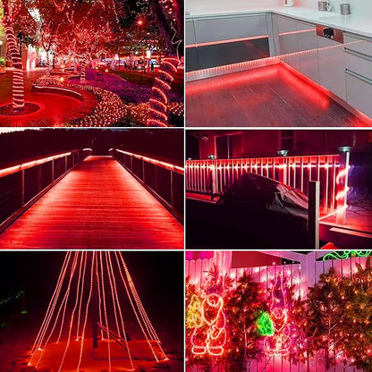 Eurotex LED Rope Lights, for Home Decor, Interior Decoration (Red)