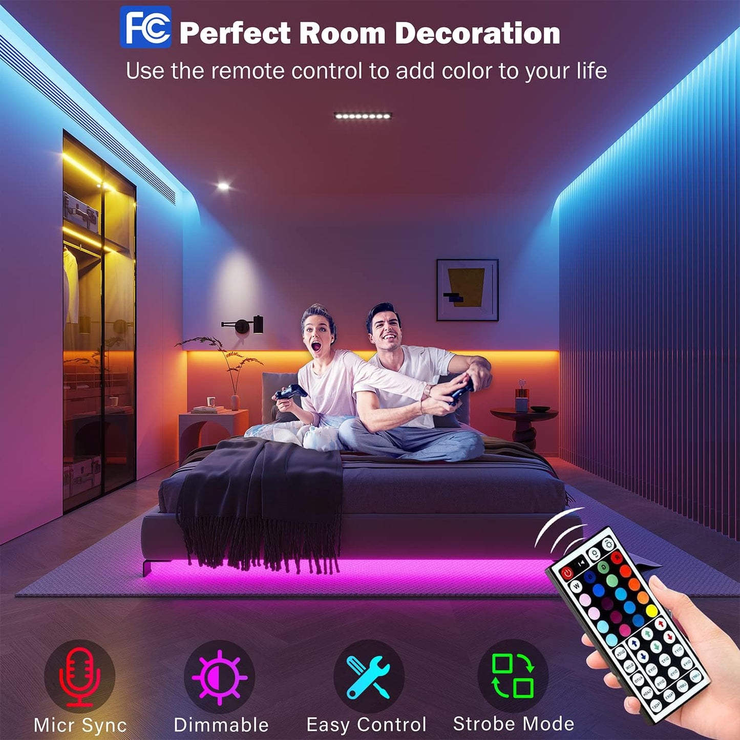 Eurotex Led Strip Lights for Home Decoration, Birthday, Diwali Decoration