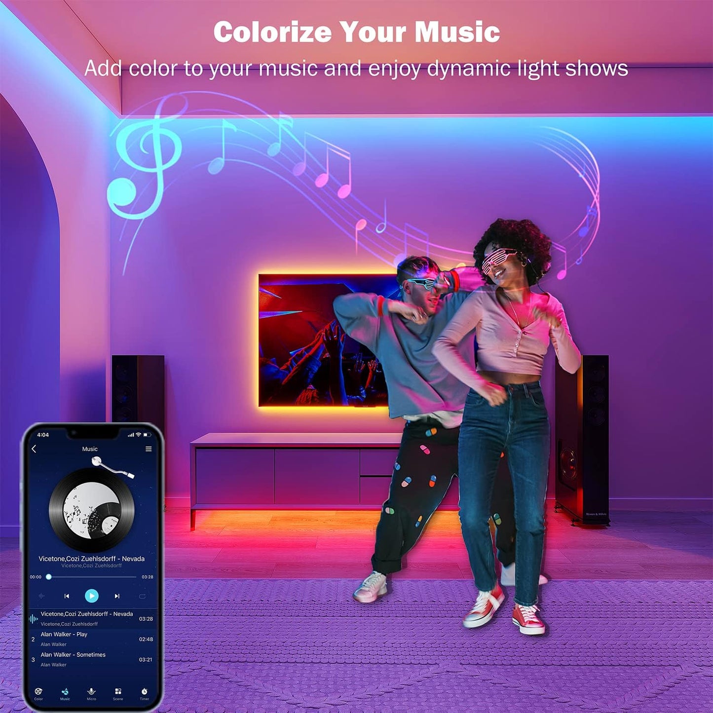 Eurotex Led Strip Lights for Home Decoration, Birthday, Diwali Decoration