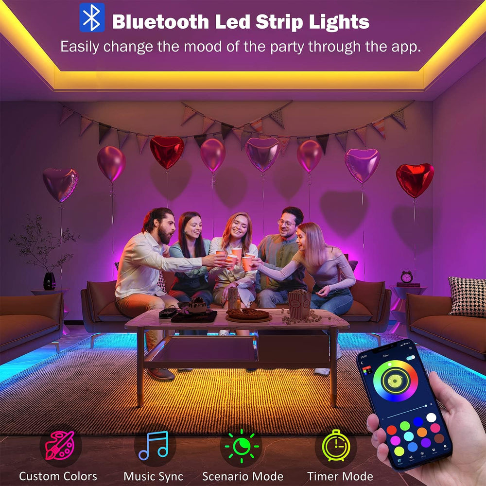 Eurotex Led Strip Lights for Home Decoration, Birthday, Diwali Decoration